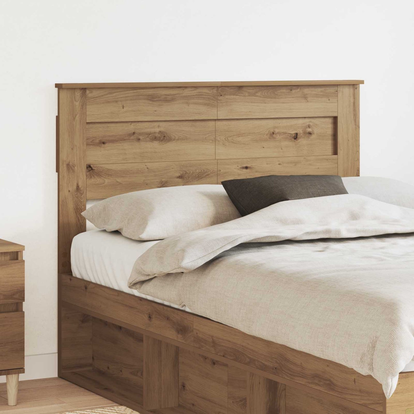 vidaXL Kopfteil Artisan-Eiche 120 cm Holzwerkstoff