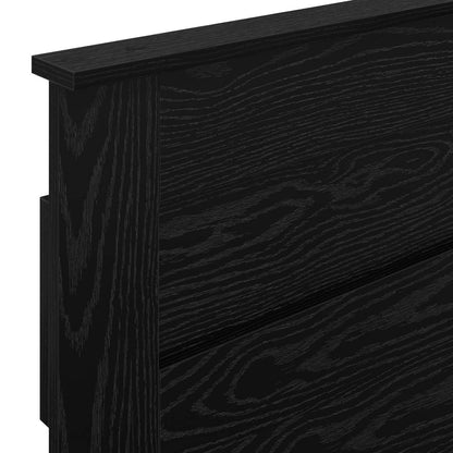 vidaXL Kopfteil Schwarz Eichen-Optik 100 cm Holzwerkstoff