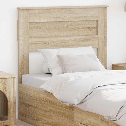 vidaXL Kopfteil Sonoma-Eiche 90 cm Holzwerkstoff