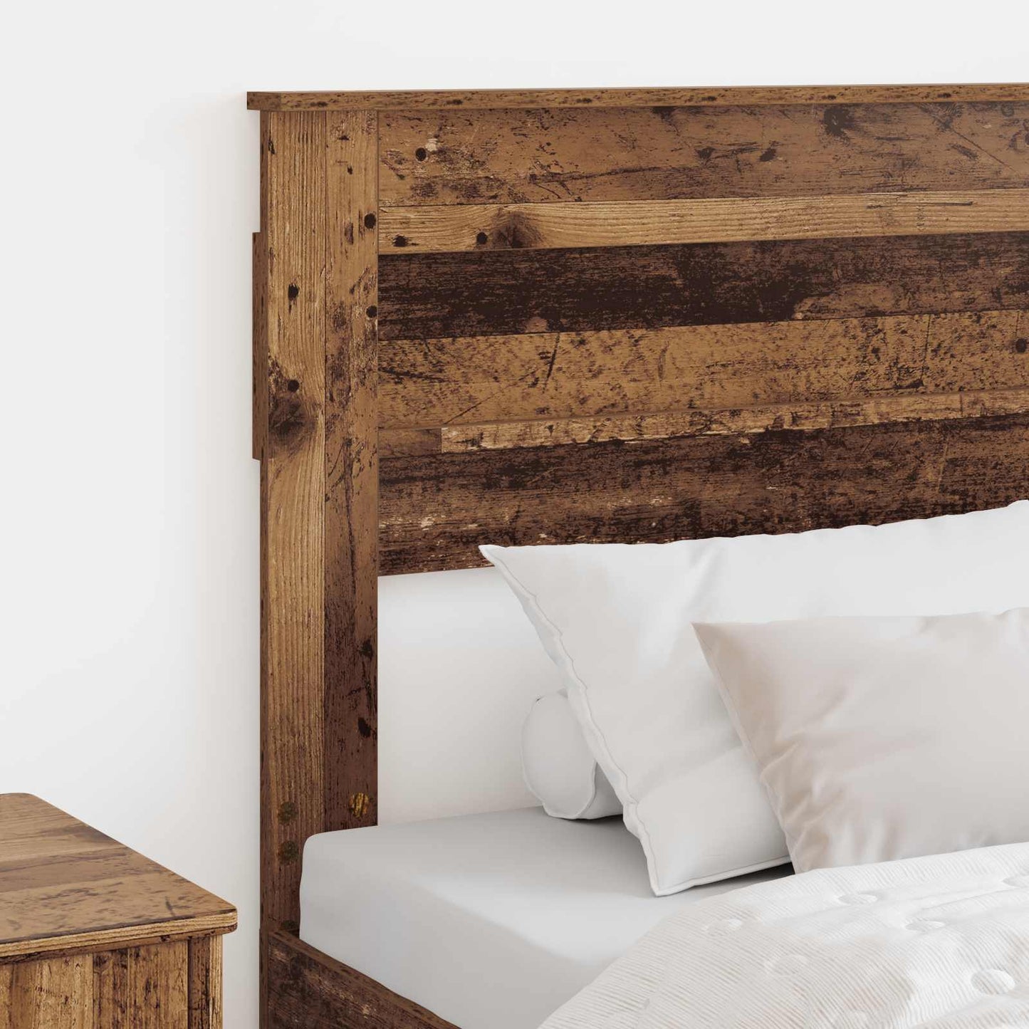 vidaXL Kopfteil Altholz 90 cm Holzwerkstoff