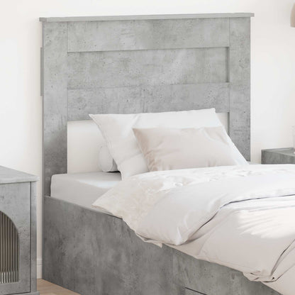 vidaXL Kopfteil Beton Grau 80 cm Holzwerkstoff