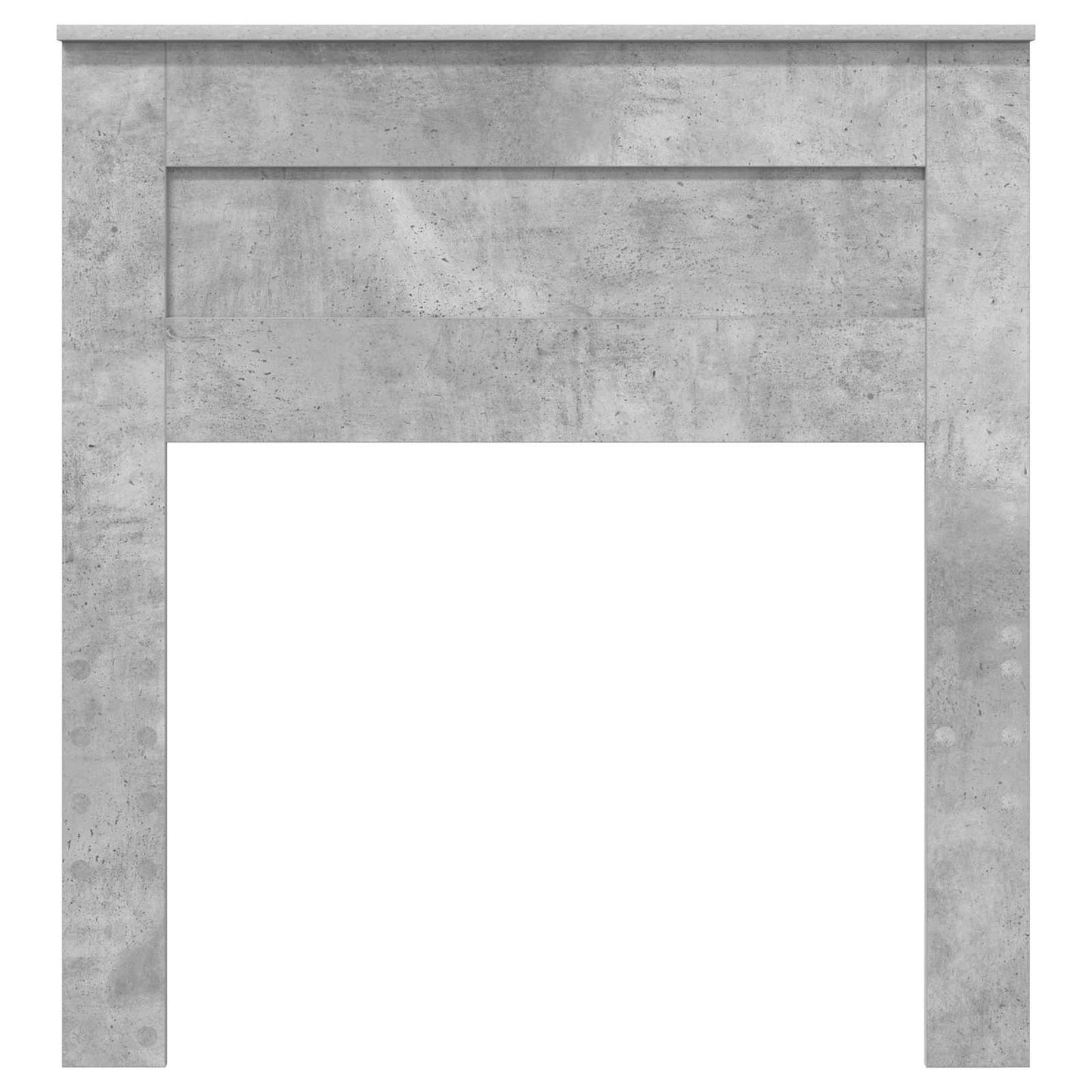 vidaXL Kopfteil Beton Grau 80 cm Holzwerkstoff
