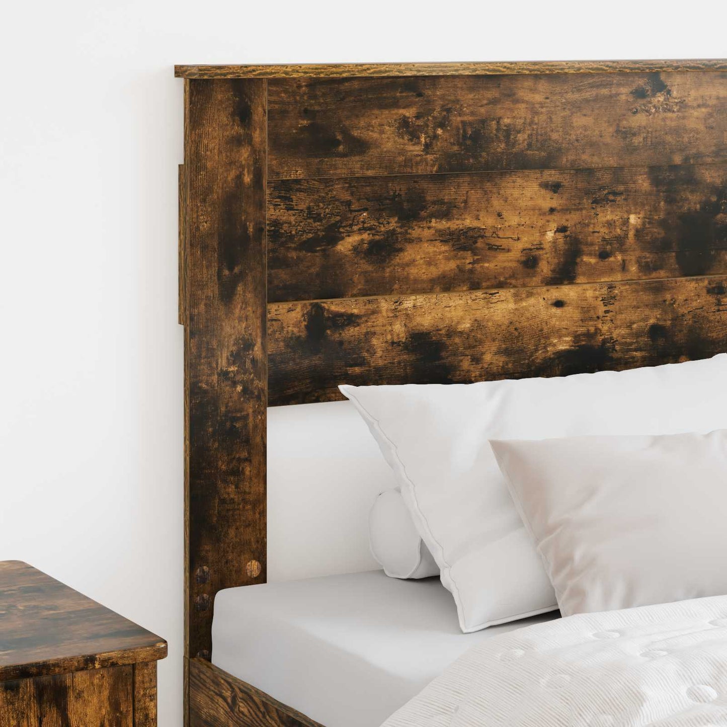 vidaXL Kopfteil Geräucherte Eiche 80 cm Holzwerkstoff