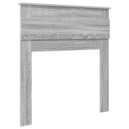 Kopfteil Graues Sonoma 80 cm Holzwerkstoff