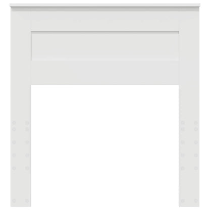 Kopfteil Weiß 75 cm Holzwerkstoff