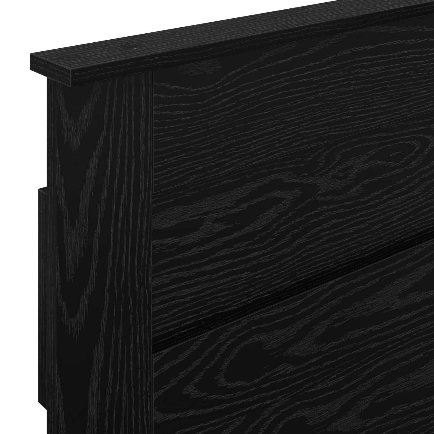 vidaXL Kopfteil Schwarz Eichen-Optik 75 cm Holzwerkstoff