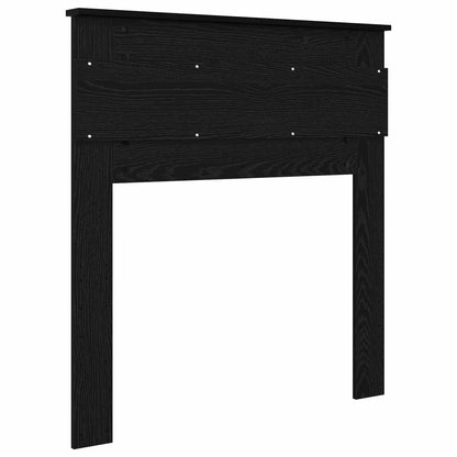 vidaXL Kopfteil Schwarz Eichen-Optik 75 cm Holzwerkstoff