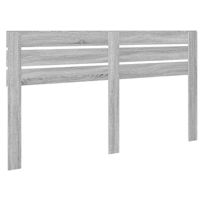 vidaXL Kopfteil Graues Sonoma 200 cm Holzwerkstoff