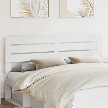 vidaXL Tête de lit Blanc 180 cm Bois d'ingénierie