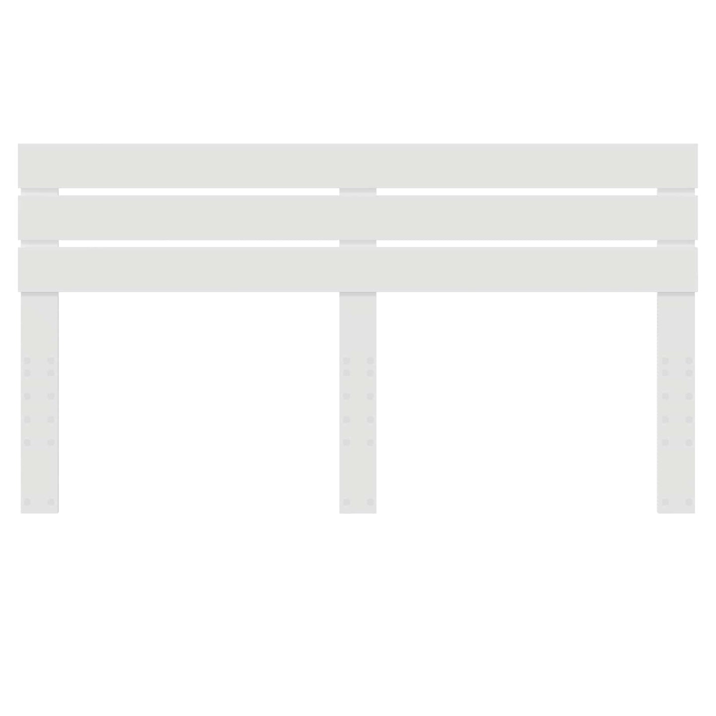 vidaXL Tête de lit Blanc 180 cm Bois d'ingénierie