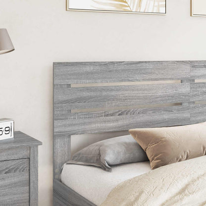 vidaXL Kopfteil Graues Sonoma 180 cm Holzwerkstoff