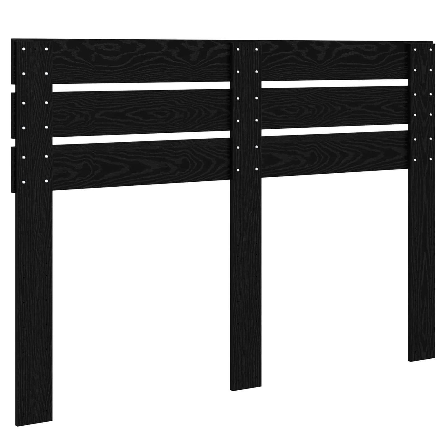 vidaXL Kopfteil Schwarz Eichen-Optik 160 cm Holzwerkstoff
