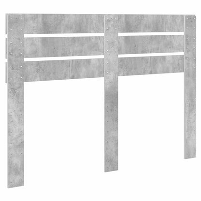 vidaXL Kopfteil Beton Grau 150 cm Holzwerkstoff