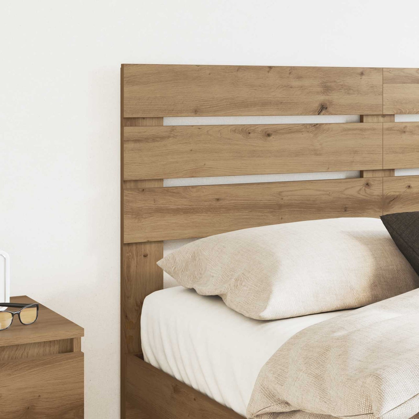 vidaXL Kopfteil Artisan-Eiche 150 cm Holzwerkstoff