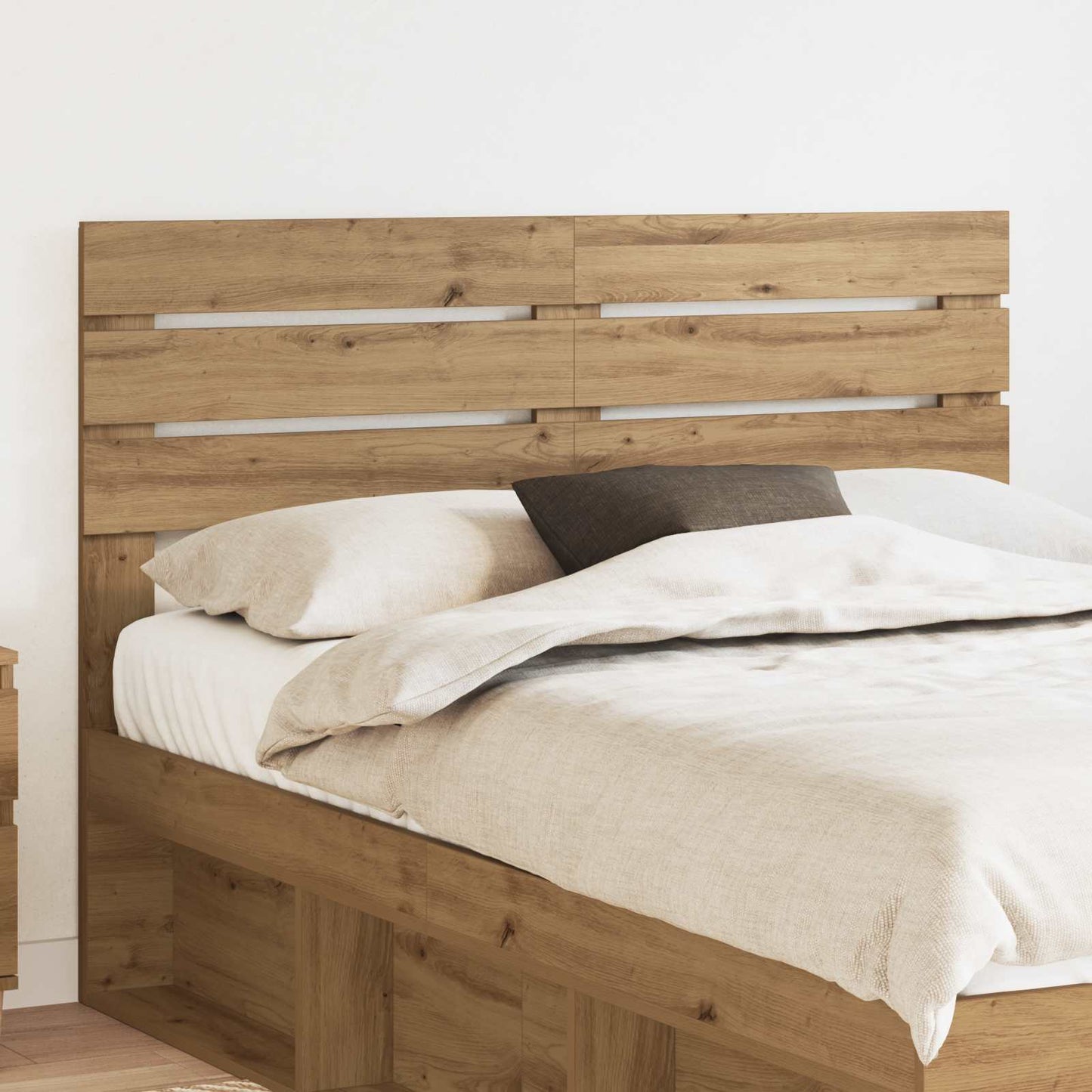 vidaXL Kopfteil Artisan-Eiche 150 cm Holzwerkstoff