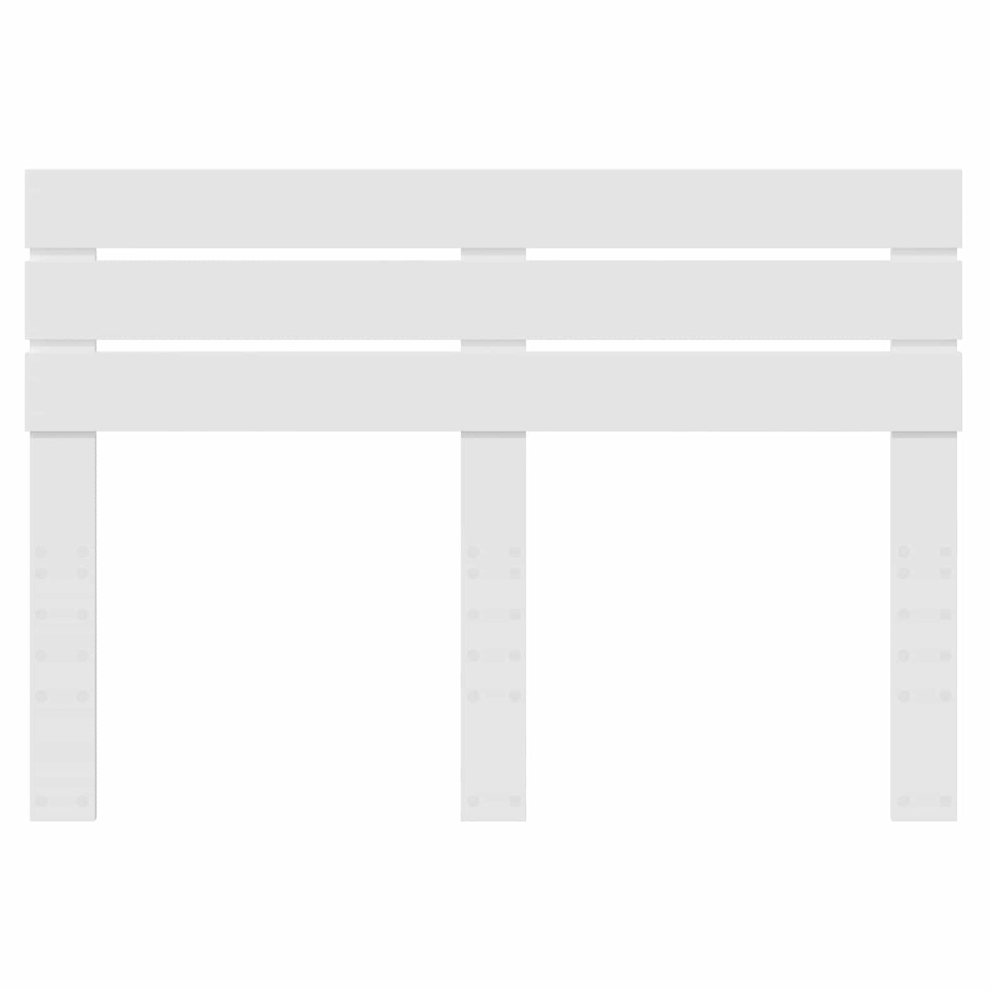 vidaXL Tête de lit Blanc 140 cm Bois d'ingénierie