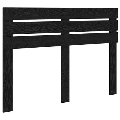 Kopfteil Schwarz Eichen-Optik 140 cm Holzwerkstoff