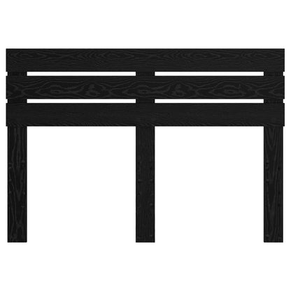 Kopfteil Schwarz Eichen-Optik 140 cm Holzwerkstoff