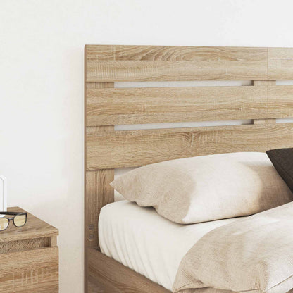 vidaXL Kopfteil Sonoma-Eiche 140 cm Holzwerkstoff