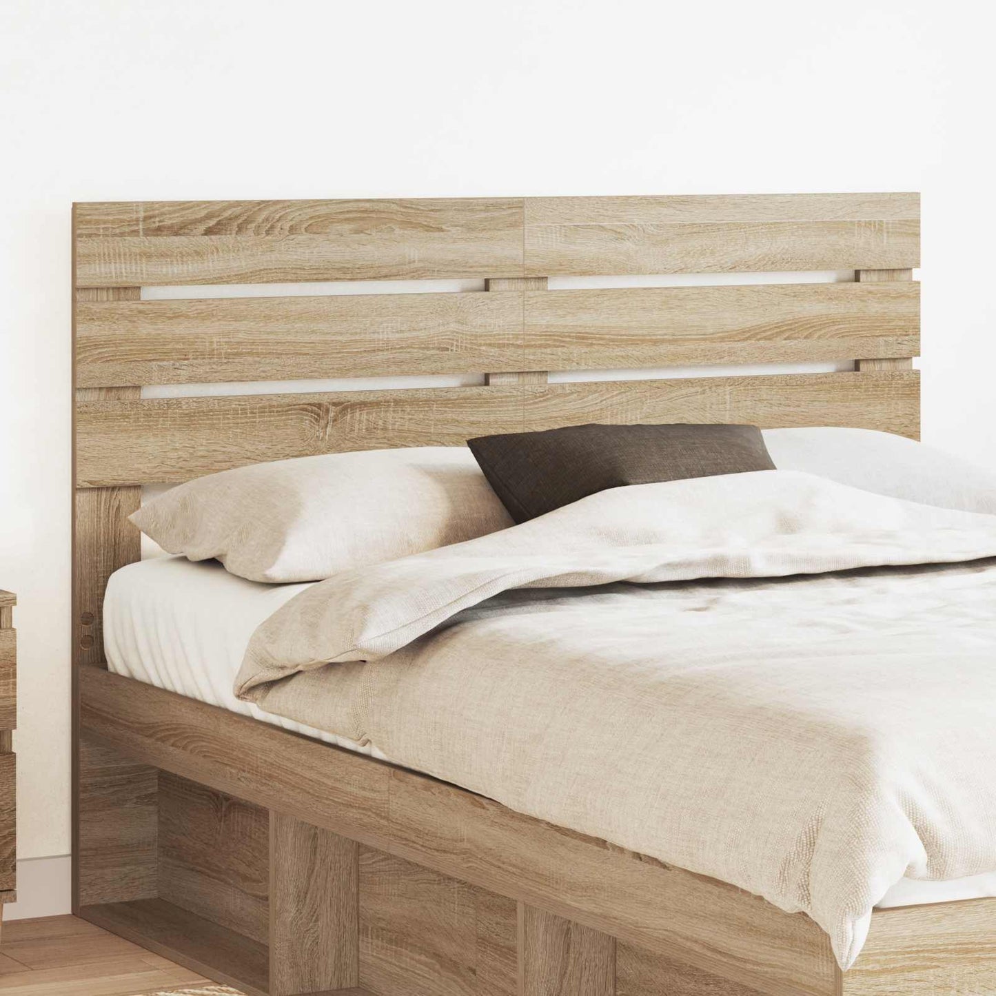 vidaXL Kopfteil Sonoma-Eiche 140 cm Holzwerkstoff