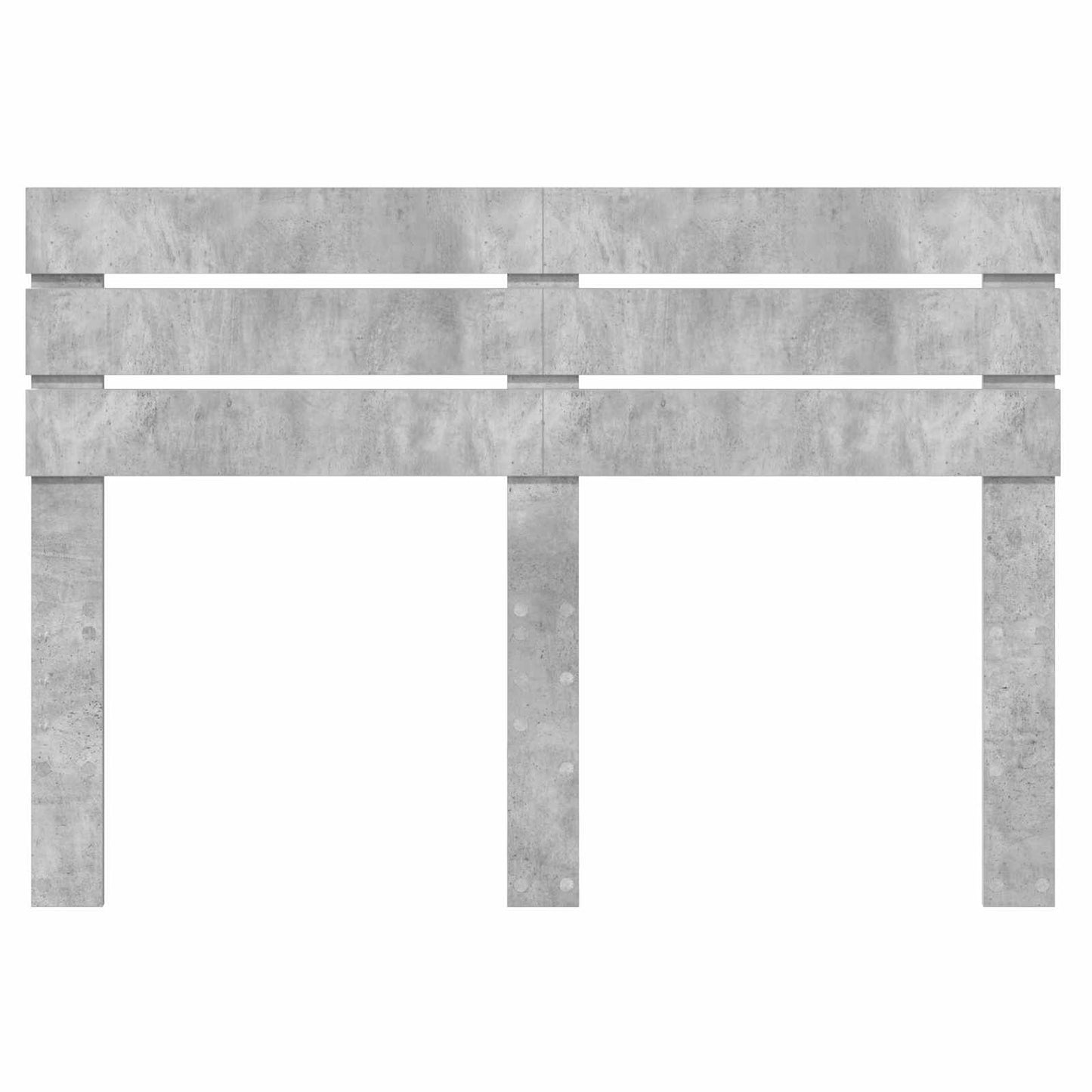 vidaXL Kopfteil Beton Grau 140 cm Holzwerkstoff