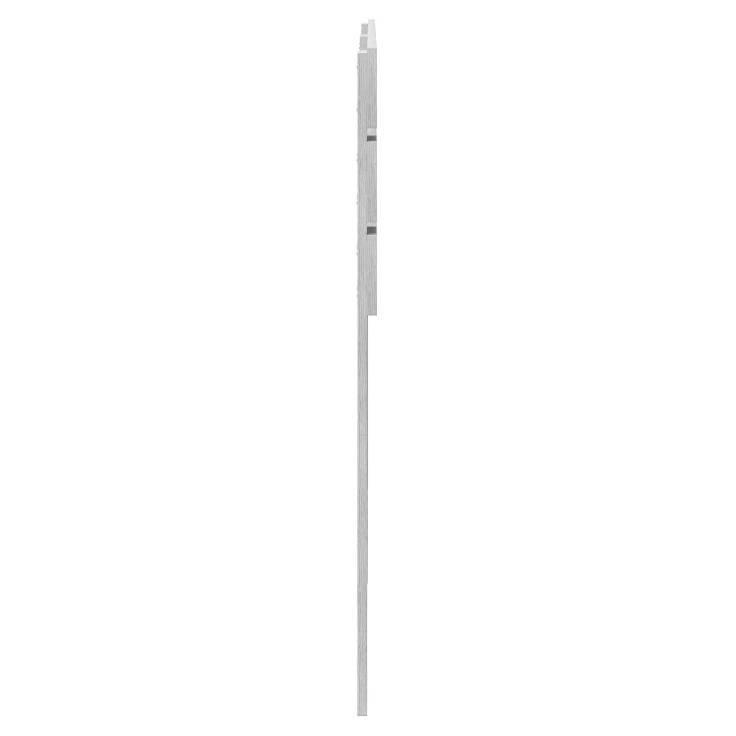 vidaXL Kopfteil Beton Grau 140 cm Holzwerkstoff
