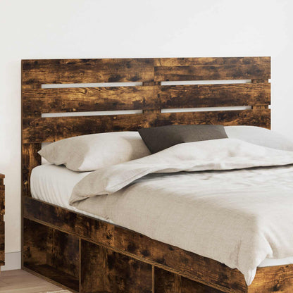 vidaXL Kopfteil Geräucherte Eiche 140 cm Holzwerkstoff