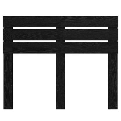 Kopfteil Schwarz Eichen-Optik 135 cm Holzwerkstoff