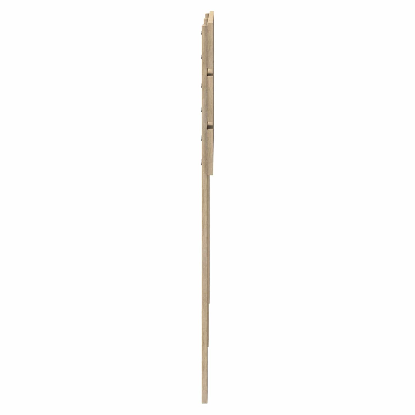 vidaXL Kopfteil Sonoma-Eiche 135 cm Holzwerkstoff