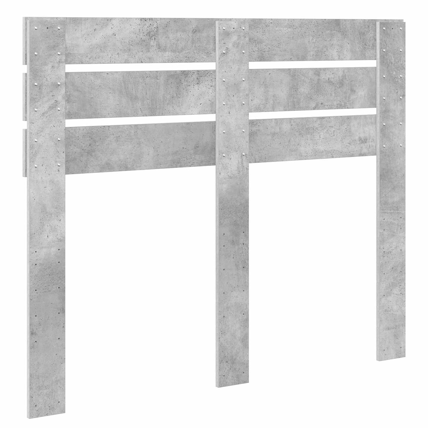 vidaXL Kopfteil Beton Grau 120 cm Holzwerkstoff