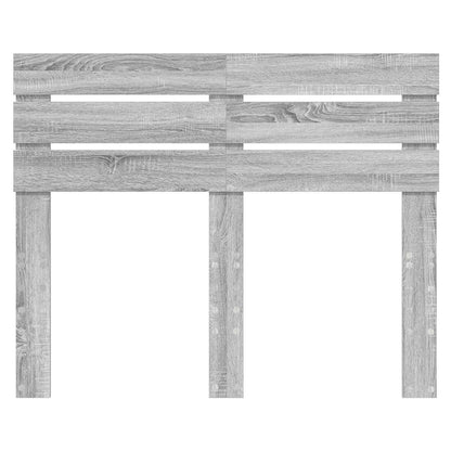 vidaXL Kopfteil Graues Sonoma 120 cm Holzwerkstoff
