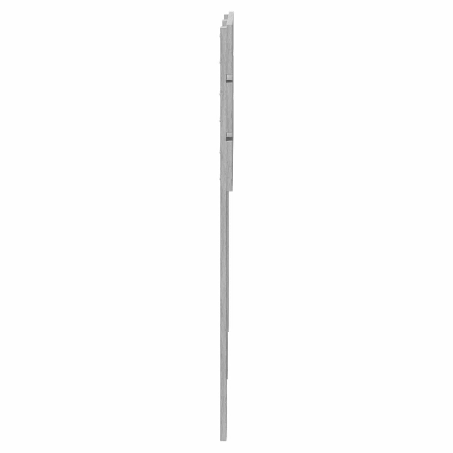 vidaXL Kopfteil Graues Sonoma 120 cm Holzwerkstoff