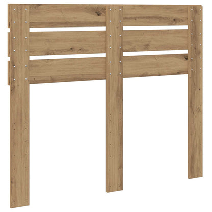 vidaXL Kopfteil Artisan-Eiche 120 cm Holzwerkstoff