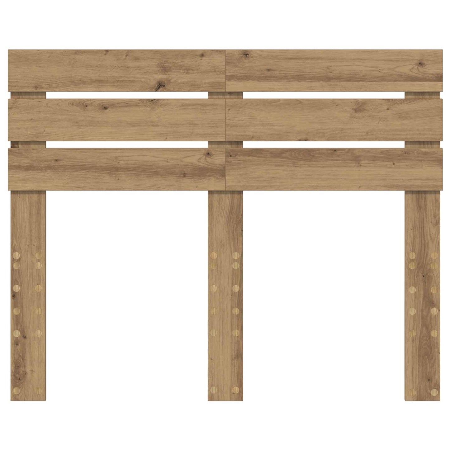vidaXL Kopfteil Artisan-Eiche 120 cm Holzwerkstoff