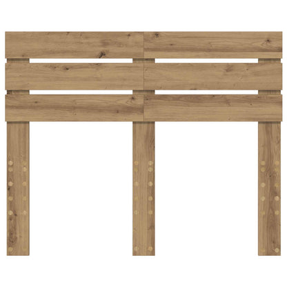 vidaXL Kopfteil Artisan-Eiche 120 cm Holzwerkstoff
