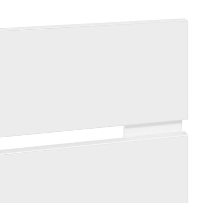 Kopfteil Weiß 100 cm Holzwerkstoff