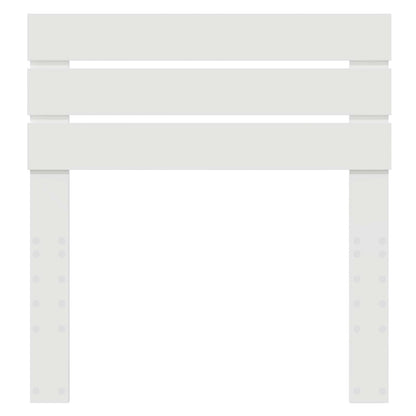 Kopfteil Weiß 100 cm Holzwerkstoff