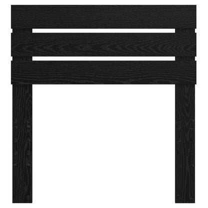 Kopfteil Schwarz Eichen-Optik 100 cm Holzwerkstoff