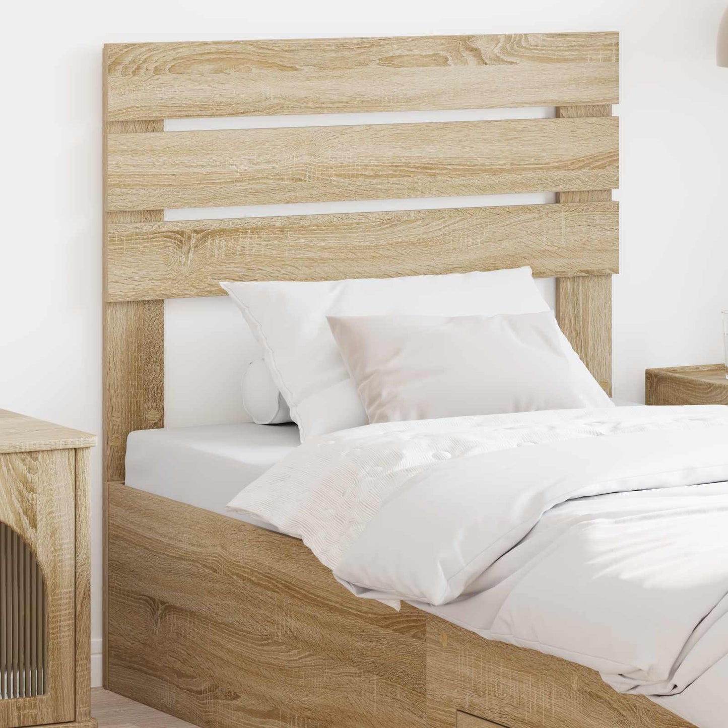 vidaXL Kopfteil Sonoma-Eiche 90 cm Holzwerkstoff
