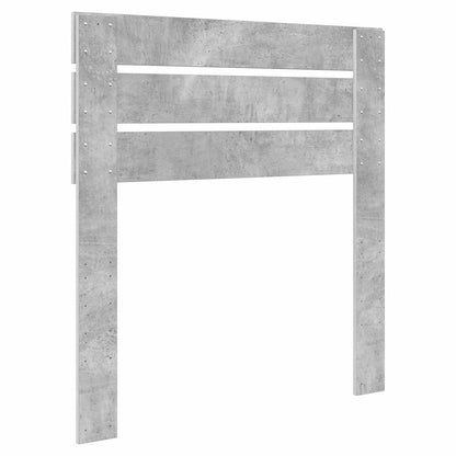 vidaXL Kopfteil Beton Grau 90 cm Holzwerkstoff