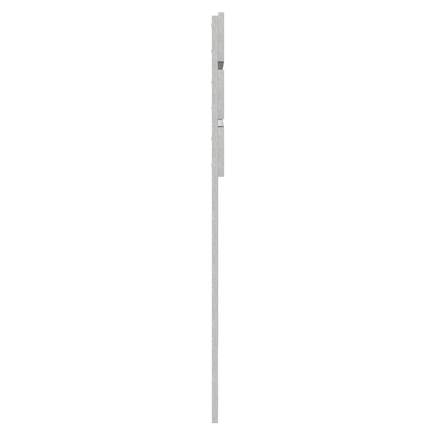 vidaXL Kopfteil Beton Grau 90 cm Holzwerkstoff