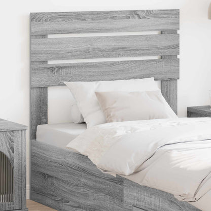 vidaXL Kopfteil Graues Sonoma 90 cm Holzwerkstoff