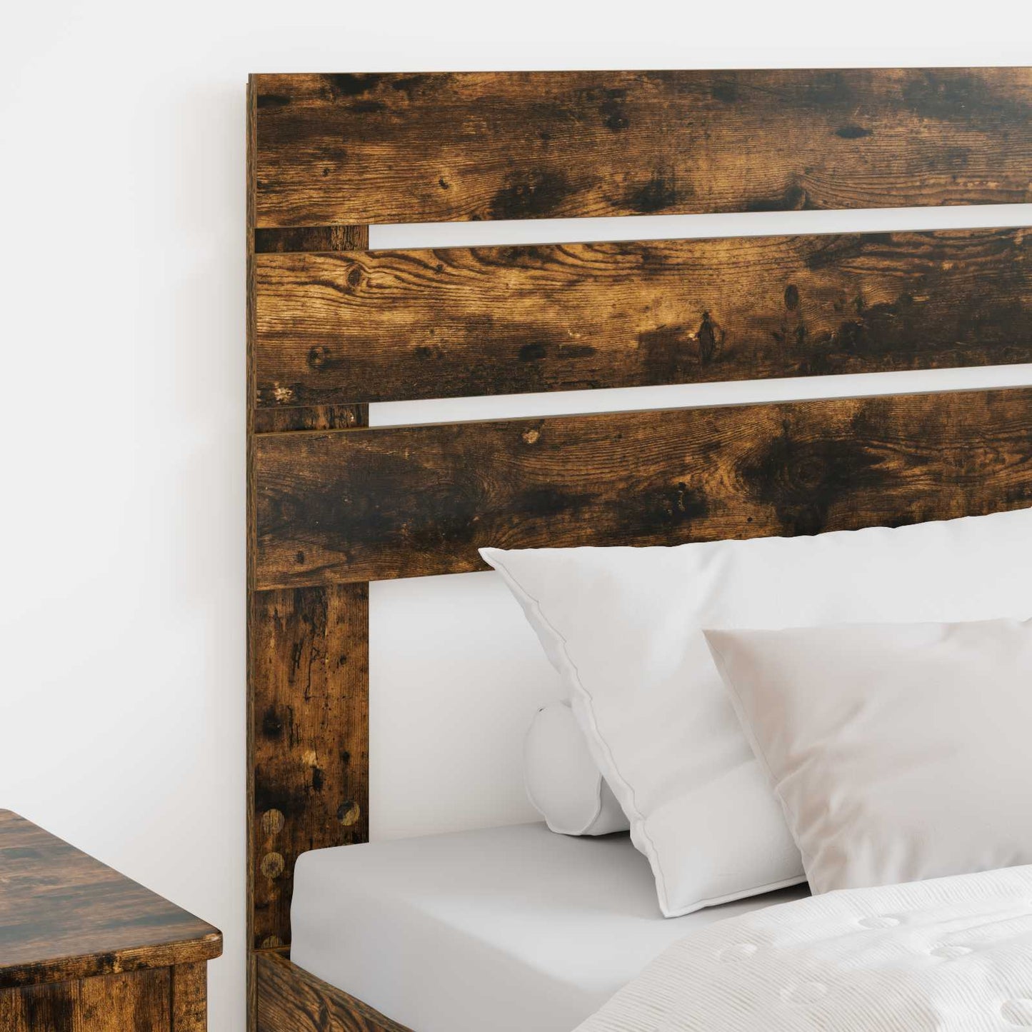 vidaXL Kopfteil Geräucherte Eiche 80 cm Holzwerkstoff
