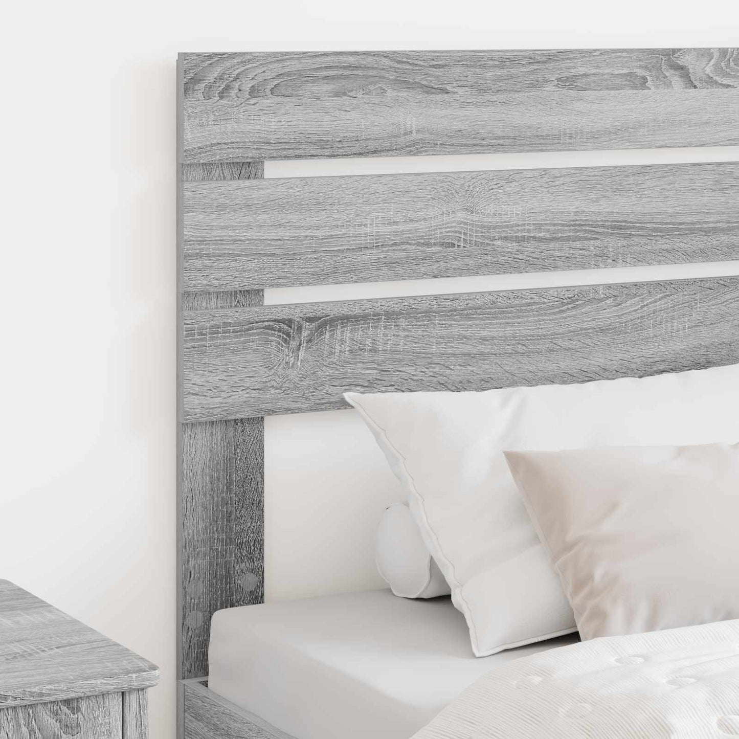 vidaXL Kopfteil Graues Sonoma 80 cm Holzwerkstoff