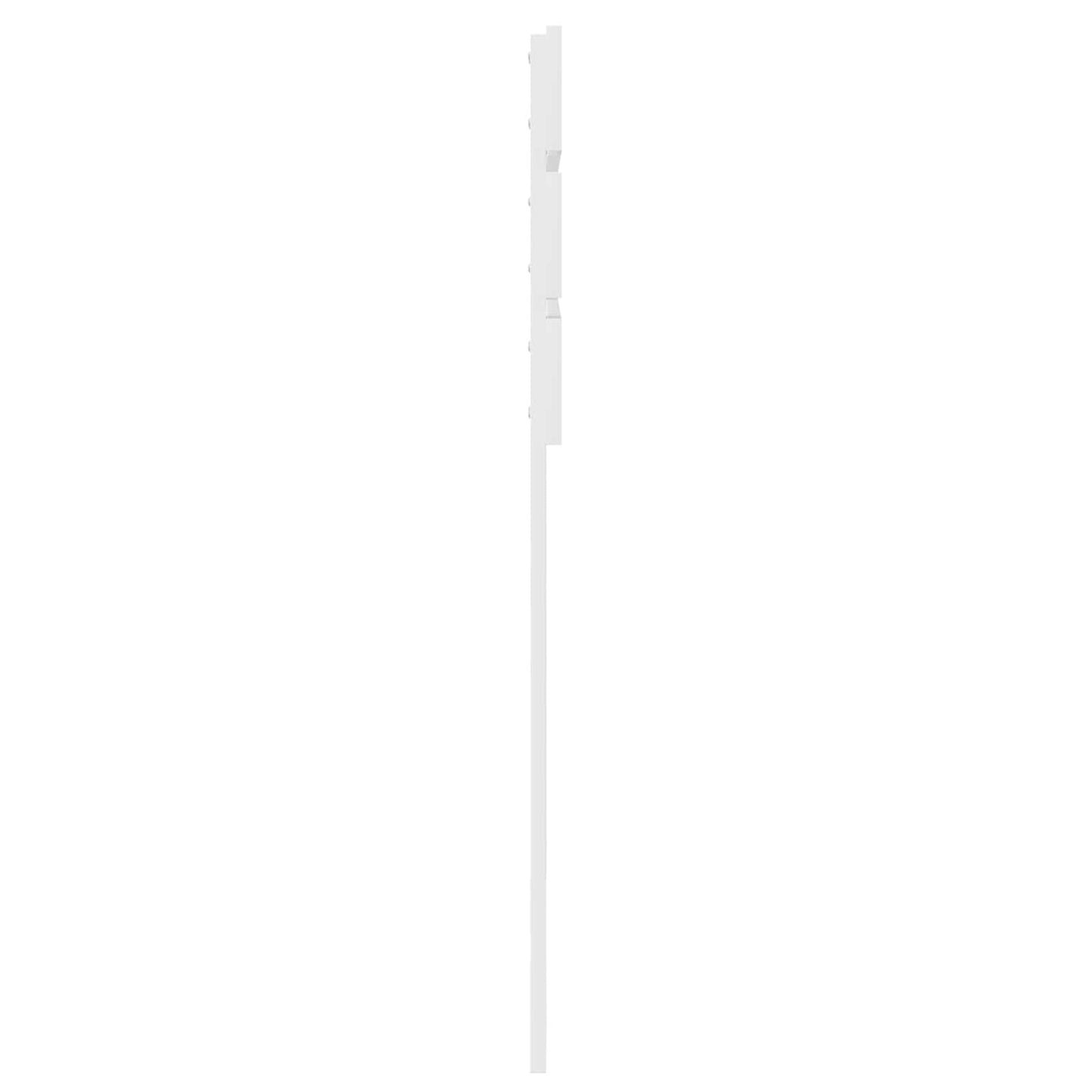 vidaXL Kopfteil Weiß 75 cm Holzwerkstoff