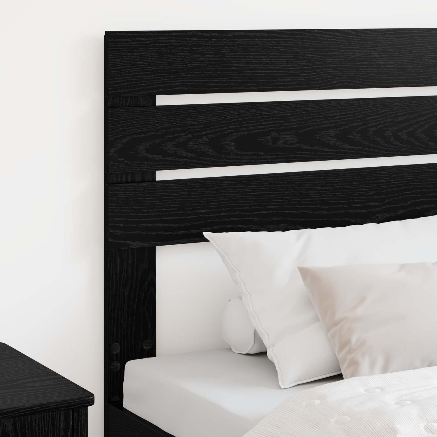 vidaXL Kopfteil Schwarz Eichen-Optik 75 cm Holzwerkstoff