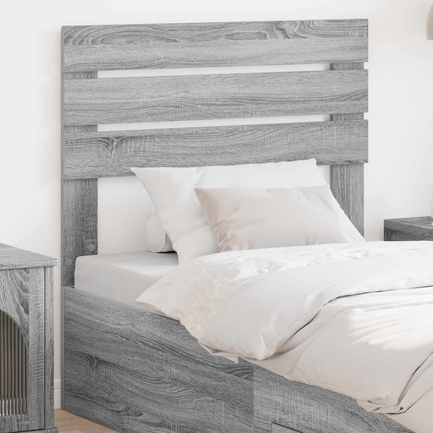 vidaXL Tête de lit Sonoma gris 75 cm en bois d'ingénierie