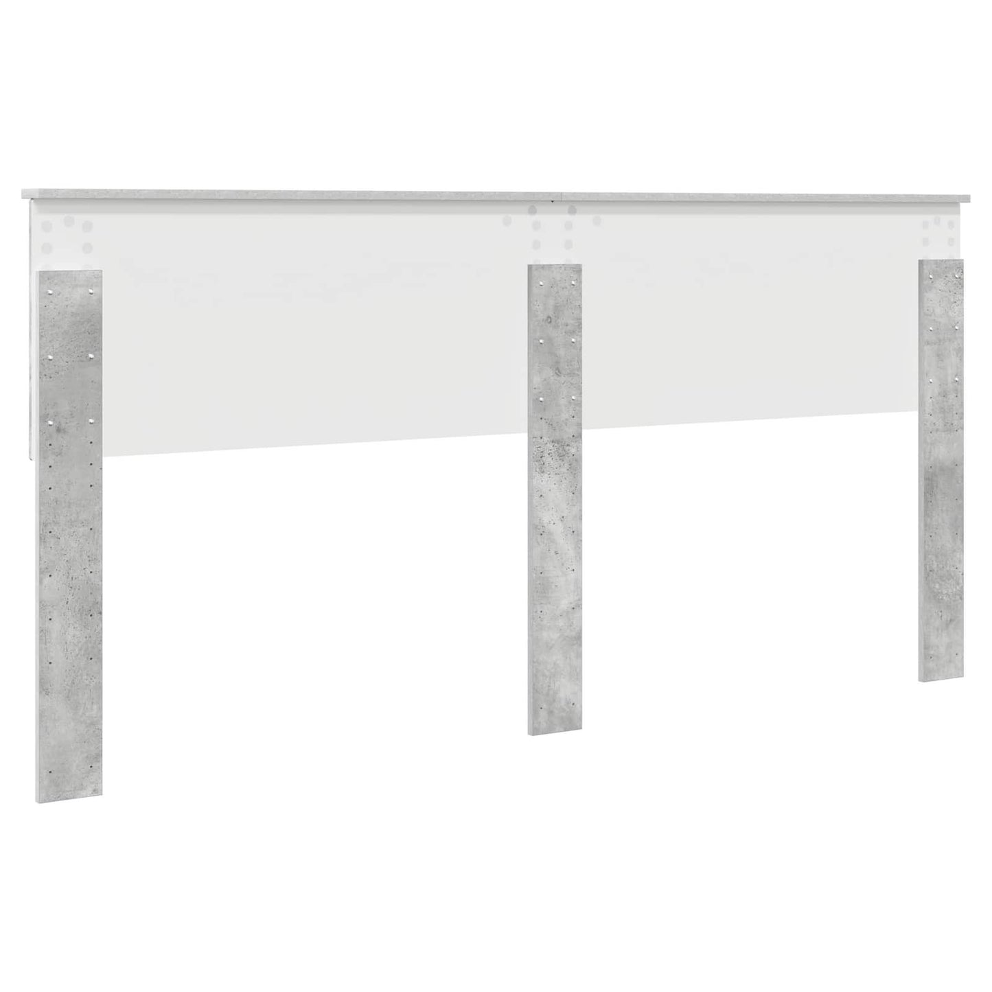 vidaXL Kopfteil Beton Grau 200 cm Holzwerkstoff