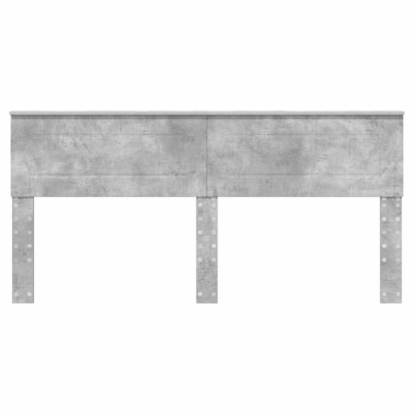 vidaXL Kopfteil Beton Grau 200 cm Holzwerkstoff