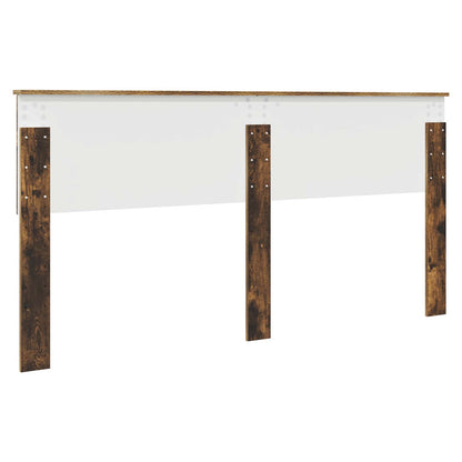 vidaXL Kopfteil Geräucherte Eiche 200 cm Holzwerkstoff
